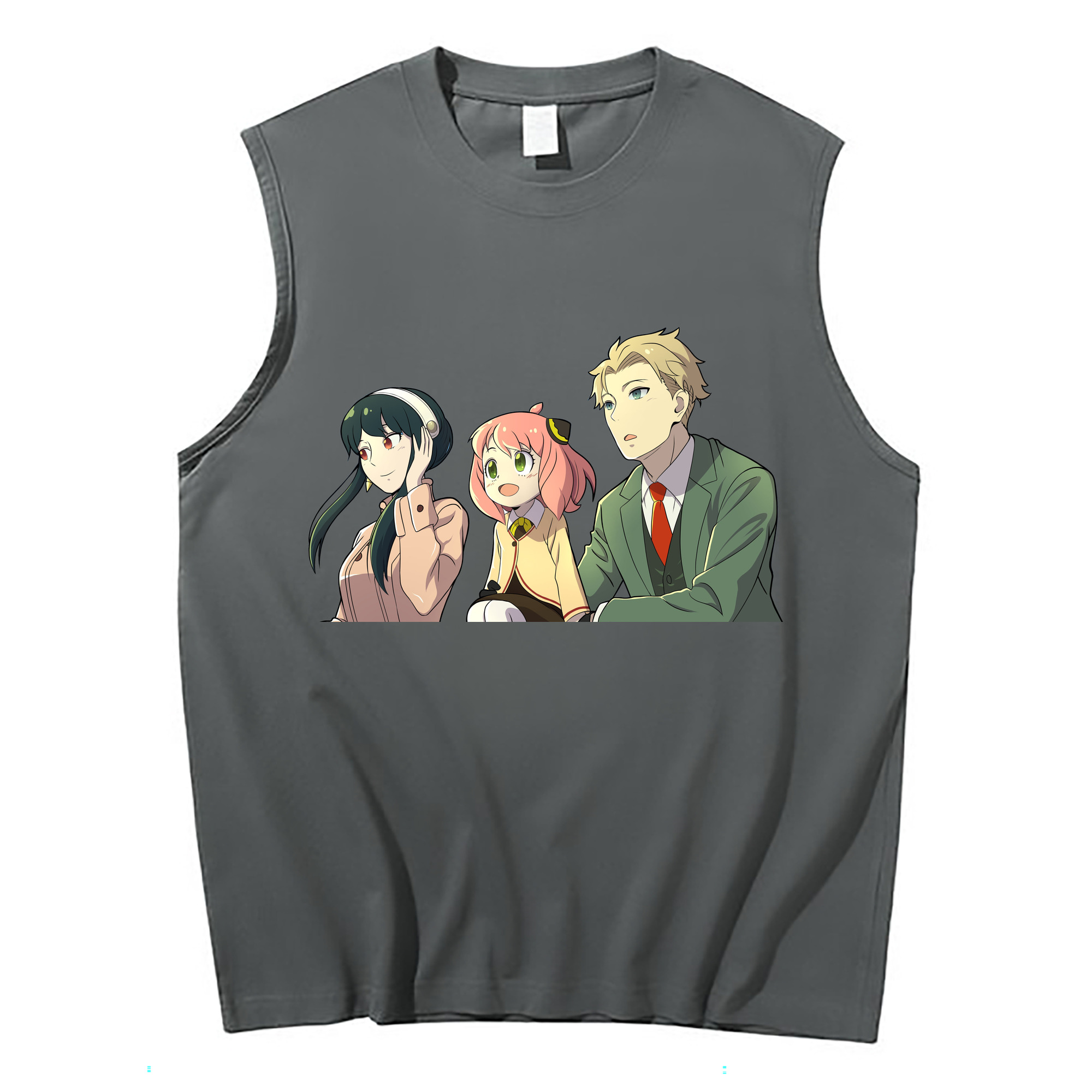 （画像用） SPY×FAMILY间谍家家酒 コットン100％タンクトップ（フロントプリント）